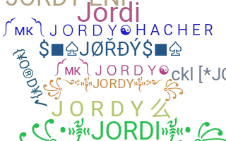 Přezdívka - Jordy