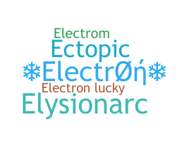 Přezdívka - electron