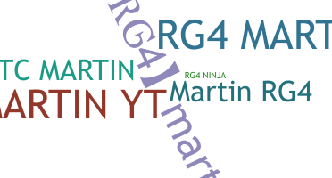 Přezdívka - RG4MARTIN