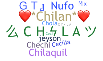 Přezdívka - Chila