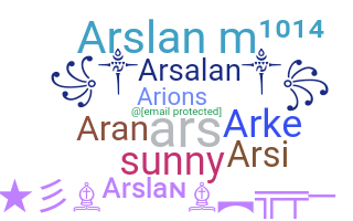 Přezdívka - Arslan