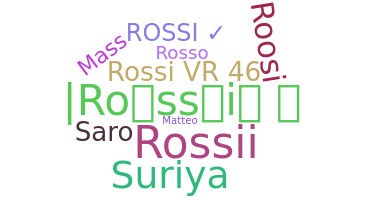 Přezdívka - Rossi