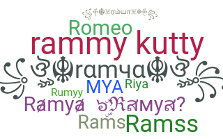 Přezdívka - Ramya