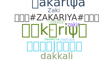 Přezdívka - Zakariya