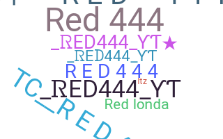 Přezdívka - RED444
