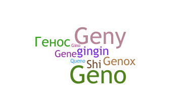 Přezdívka - geno