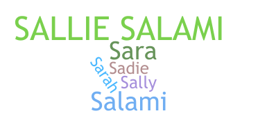 Přezdívka - Sallie