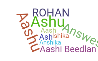 Přezdívka - Aashi