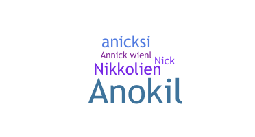 Přezdívka - Annick