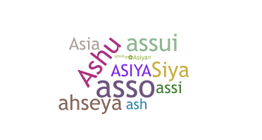 Přezdívka - Asiya