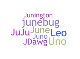 Přezdívka - Juno