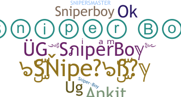 Přezdívka - SniperBoy