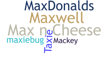 Přezdívka - Maxie