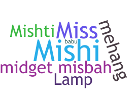 Přezdívka - Misbah