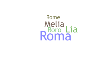 Přezdívka - Romelia