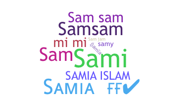 Přezdívka - Samia