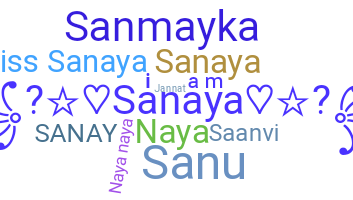 Přezdívka - Sanaya