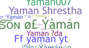 Přezdívka - Yaman