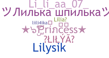 Přezdívka - Liliya
