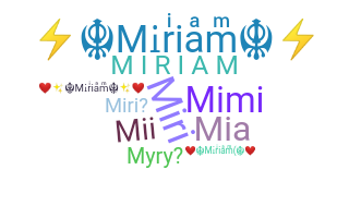 Přezdívka - Miriam