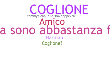 Přezdívka - Coglione