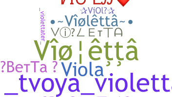 Přezdívka - Violetta