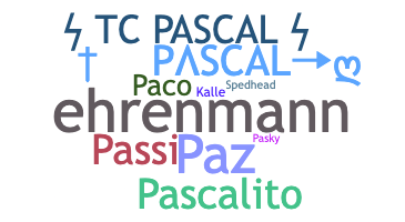 Přezdívka - Pascal