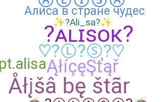 Přezdívka - Alisa