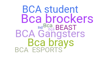 Přezdívka - BCA