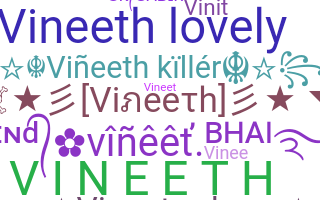 Přezdívka - Vineeth