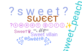 Přezdívka - Sweet