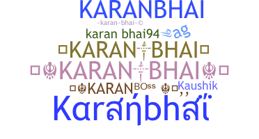 Přezdívka - Karanbhai
