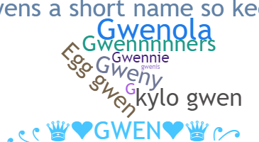 Přezdívka - gwen