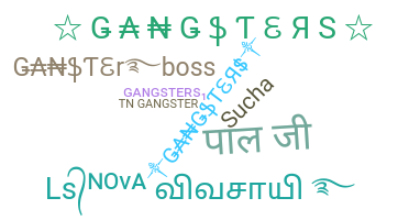 Přezdívka - Gangsters