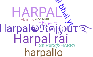 Přezdívka - Harpal
