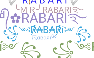 Přezdívka - Rabari