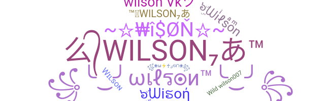 Přezdívka - Wilson