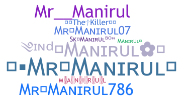 Přezdívka - manirul