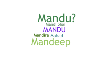 Přezdívka - Mandu