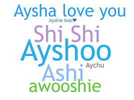 Přezdívka - Aysha