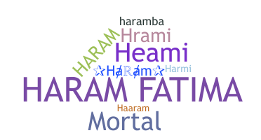 Přezdívka - Haram