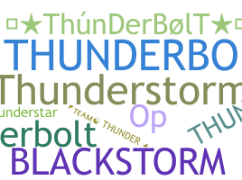 Přezdívka - ThunderBolt