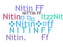 Přezdívka - Nitinff