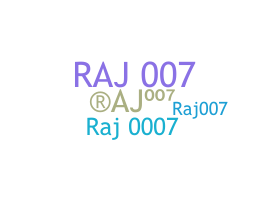 Přezdívka - RAJ007