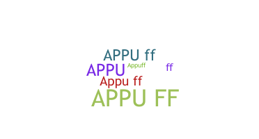 Přezdívka - AppuFF