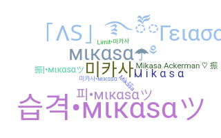 Přezdívka - Mikasa