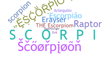 Přezdívka - escorpion
