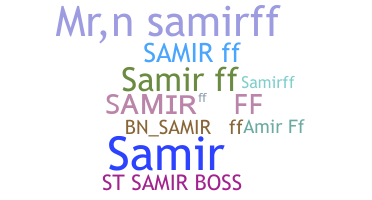 Přezdívka - SAMIRFF