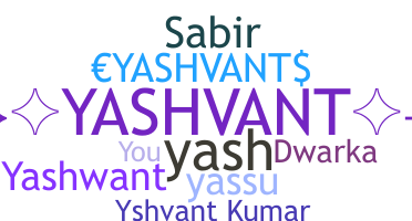 Přezdívka - Yashvant