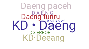 Přezdívka - Daeng